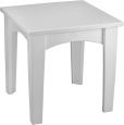 White New Guinea End Table