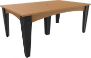 Cedar and Black New Guinea Large Outdoor Table