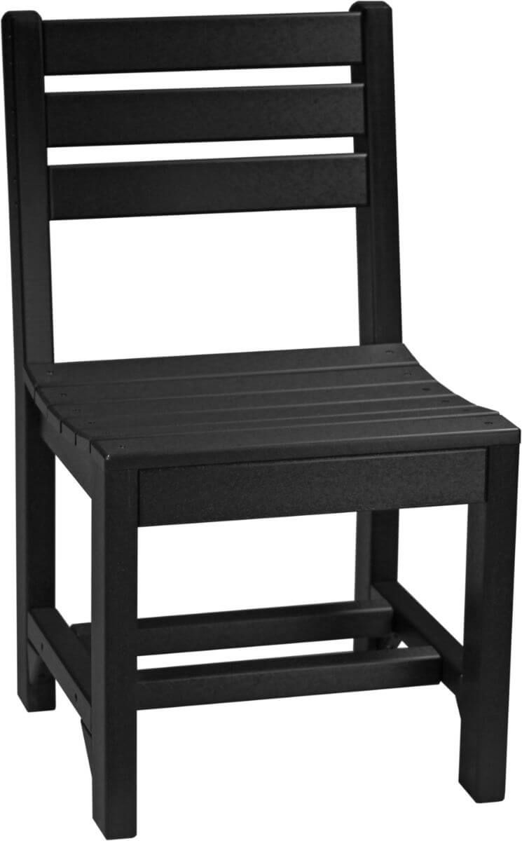 Black New Guinea Outdoor Side Chair