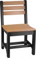 Cedar and Black New Guinea Outdoor Side Chair