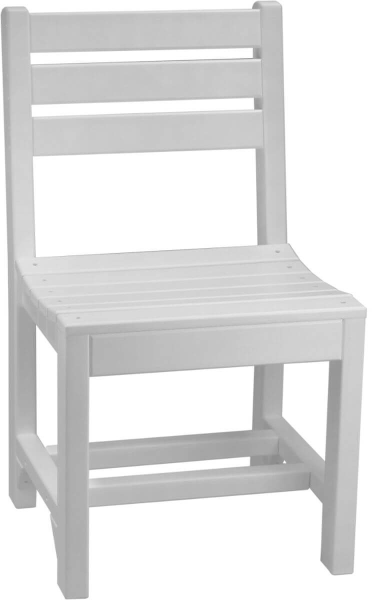White New Guinea Outdoor Side Chair