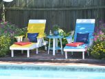 Pigeon Point Loungers with Rockaway Outdoor Side Table
