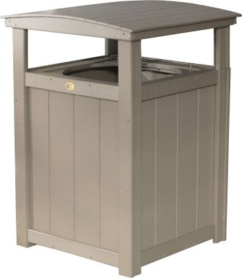 Weatherwood Pigeon Point Commercial Outdoor Trashcan