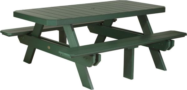 Green Portstewart Poly Picnic Table