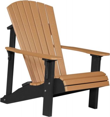 Cedar and Black Rockaway Adirondack Chair