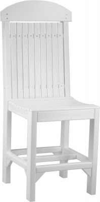 White Stockton Outdoor Bar Chair