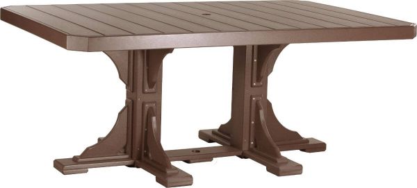 Chestnut Brown Stockton Outdoor Dining Table