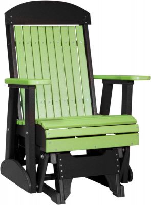Lime Green and Black Stockton Outdoor Glider