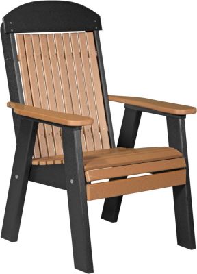 Cedar and Black Stockton Patio Chair