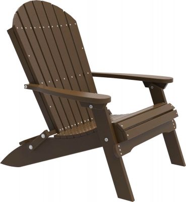 Chestnut Brown Tahiti Folding Adirondack Chair
