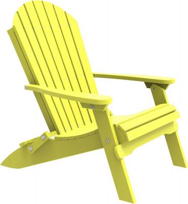 Yellow Tahiti Folding Adirondack Chair