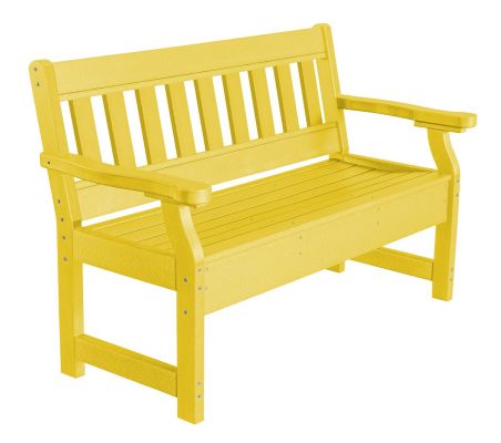 Lemon Yellow Aden Garden Bench
