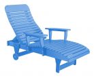 Blue Andaman Outdoor Chaise Lounge