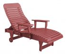 Cherry Wood Andaman Outdoor Chaise Lounge