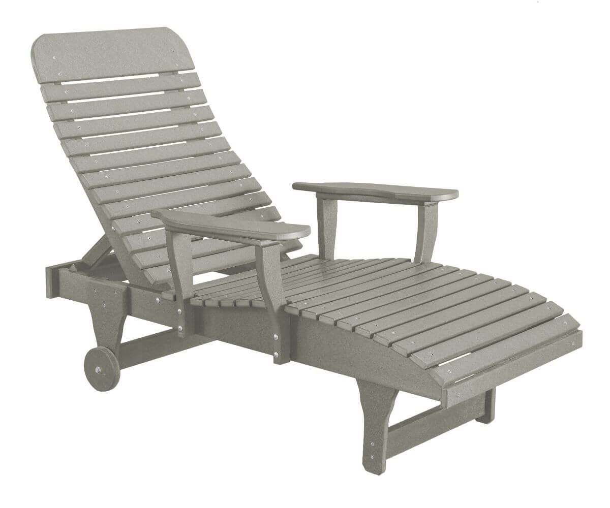 Light Gray Andaman Outdoor Chaise Lounge