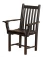 Black Aniva Outdoor Dining Arm Chair