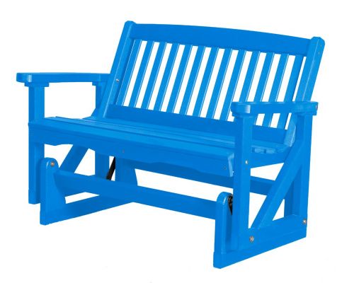Blue Aniva Outdoor Double Glider