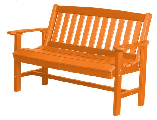 Orange Aniva Patio Bench