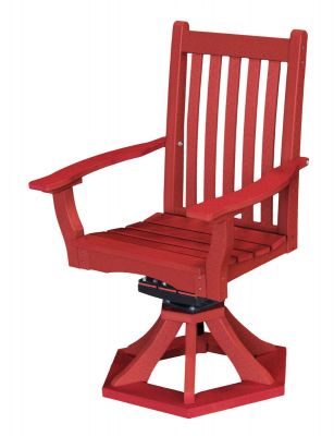 Cardinal Red Aniva Swivel Rocker Chair
