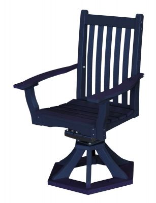 Patriot Blue Aniva Swivel Rocker Chair