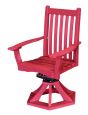 Pink Aniva Swivel Rocker Chair