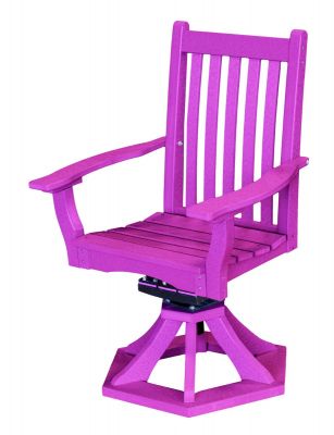 Purple Aniva Swivel Rocker Chair