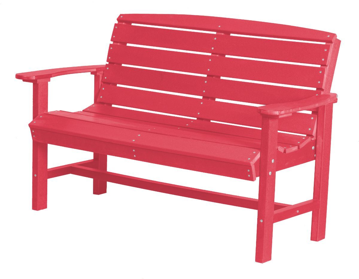 Pink Green Bay Outdoor Bench