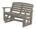 Light Gray Green Bay Outdoor Double Glider