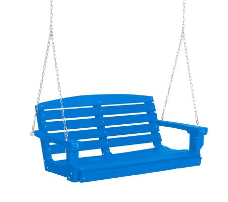 Blue Green Bay Porch Swing