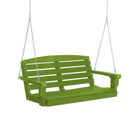 Lime Green Green Bay Porch Swing