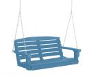 Powder Blue Green Bay Porch Swing