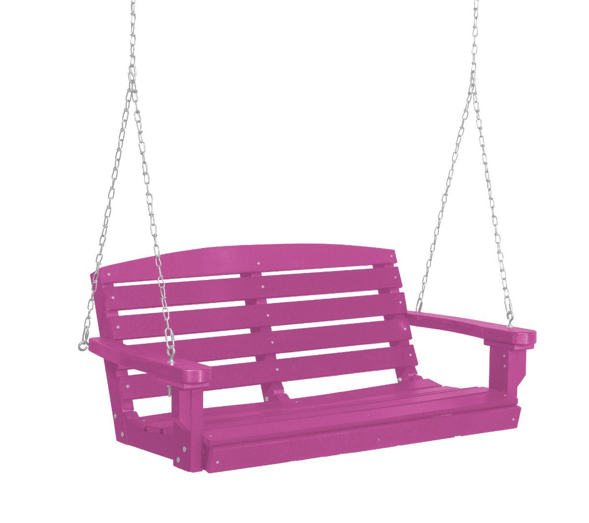 Purple Green Bay Porch Swing