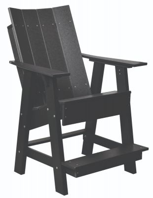 Black Mindelo High Adirondack Chair