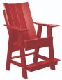 Cardinal Red Mindelo High Adirondack Chair
