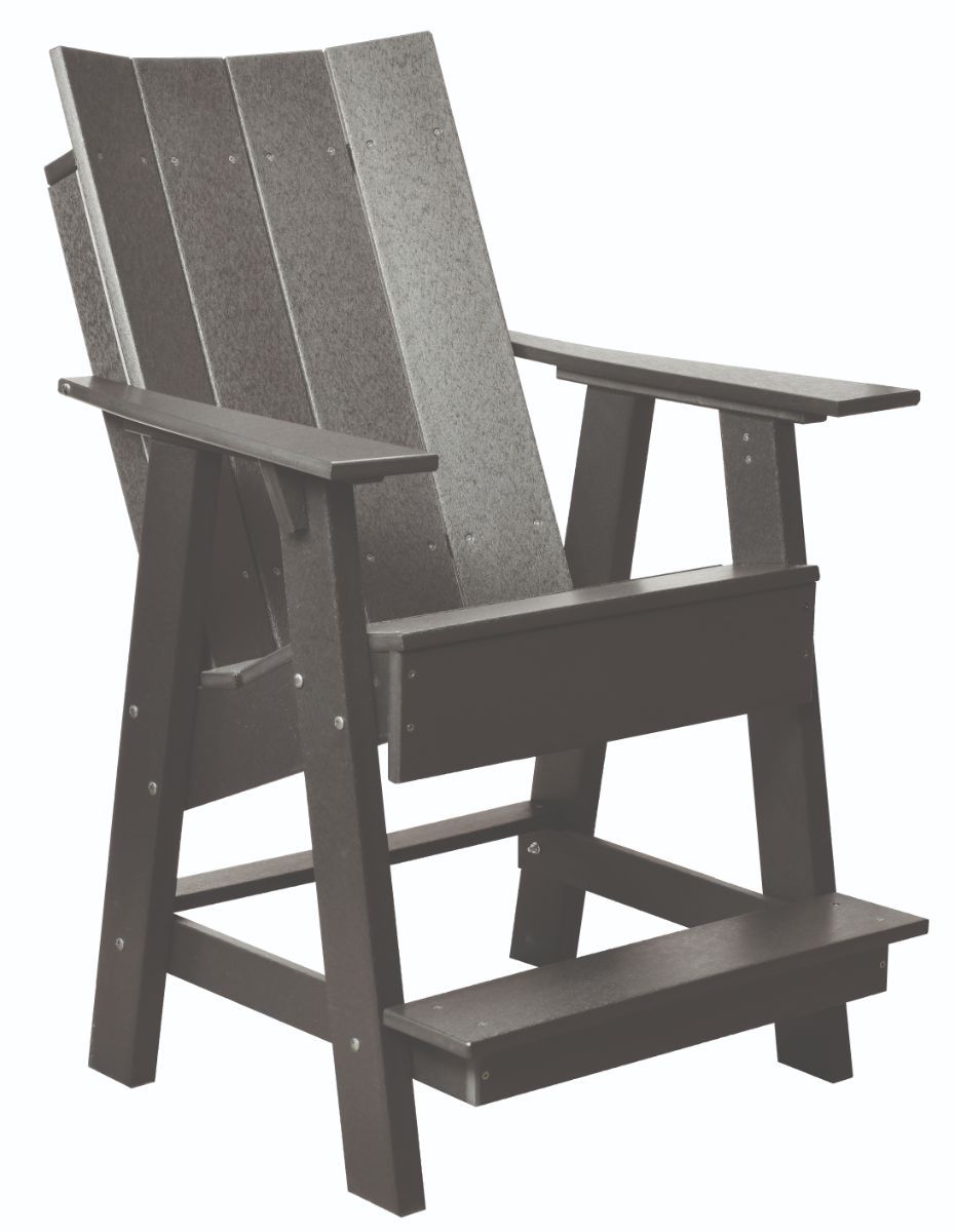 Dark Gray Mindelo High Adirondack Chair