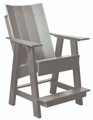 Light Gray Mindelo High Adirondack Chair