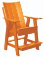 Orange Mindelo High Adirondack Chair