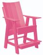 Pink Mindelo High Adirondack Chair