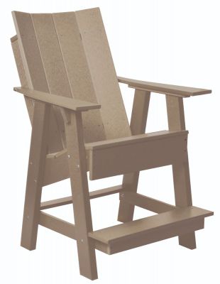 Weathered Wood Mindelo High Adirondack Chair