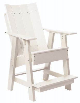White Mindelo High Adirondack Chair