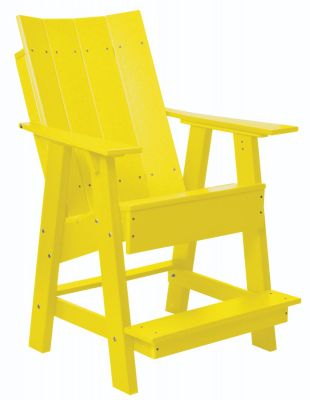 Lemon Yellow Mindelo High Adirondack Chair