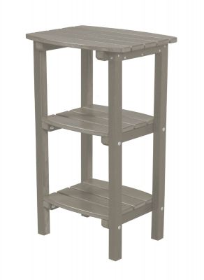 Light Gray Odessa Outdoor High Side Table