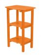 Bright Orange Odessa Outdoor High Side Table