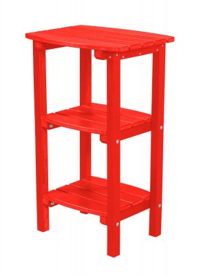 Bright Red Odessa Outdoor High Side Table