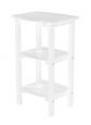 White Odessa Outdoor High Side Table