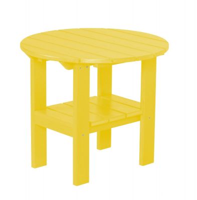 Lemon Yellow Odessa Round Outdoor Side Table