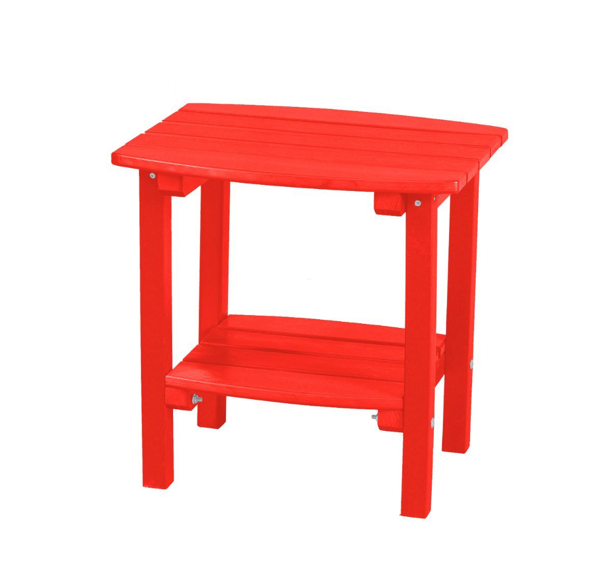 Bright Red Odessa Small Outdoor Side Table