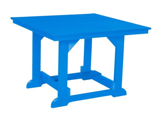 Blue Oristano Square Outdoor Dining Table
