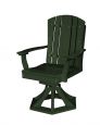 Turf Green Oristano Outdoor Swivel Dining Chair