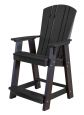 Black Oristano Balcony Chair